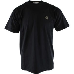 Stone Island, Heren, Tops, Blauw, Maat: S Katoen,