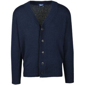 Drumohr, Heren, Truien, Blauw, Maat: 2XL Katoen,