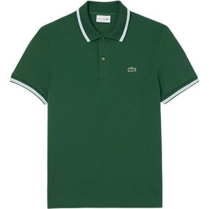 Lacoste - Klassieke Polo Shirt - Groen - Heren - 100% Katoen