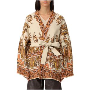 Etro, Dames, Truien, Veelkleurig, Maat: M Katoen,