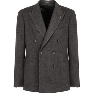 Tagliatore, Heren, Jassen, Grijs, Maat: M Wol,