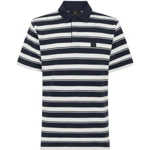 Belstaff, Heren, Tops, Blauw, Maat: S Katoen,