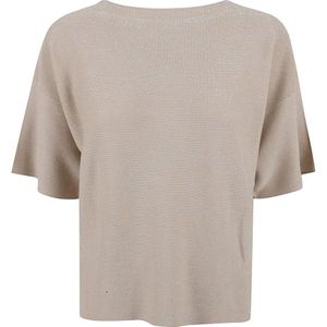 Fabiana Filippi, Dames, Truien, Beige, Maat: 2XS