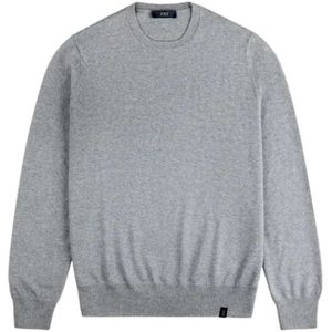 Fay, Heren, Truien, Grijs, Maat: M Wol,