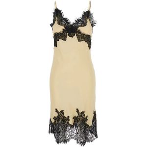 Gold Hawk, Dames, Jurken, Beige, Maat: S Zijde,