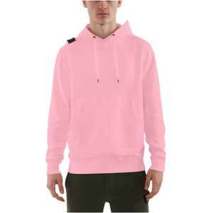 Ma.strum, Heren, Sweatshirts & Hoodies, Roze, Maat: L Katoen,