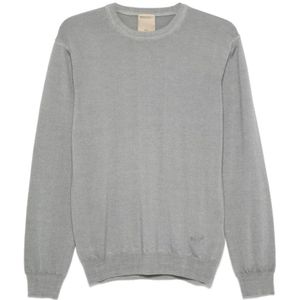 Woolrich, Heren, Truien, Grijs, Maat: S Wol,