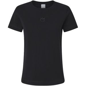 Pinko, Dames, Tops, Zwart, Maat: 2XL Jersey,