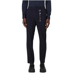 People of Shibuya - Broeken - Blauw - Katoenmix - Regular Fit