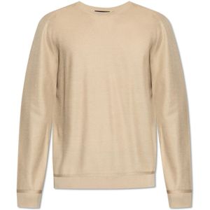 Theory, Heren, Truien, Beige, Maat: S Katoen,