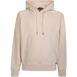 Tom Ford, Heren, Sweatshirts & Hoodies, Beige, Maat: 2XL Katoen,