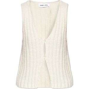 Samsøe Samsøe, Dames, Jassen, Beige, Maat: XS Katoen,