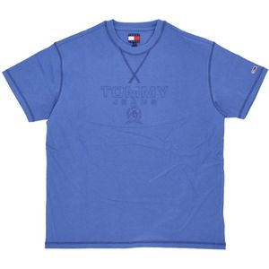 Tommy Hilfiger, Heren, Tops, Blauw, Maat: S Katoen,