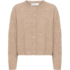 Karen by Simonsen - KBNoabelle Plain Cardigan - Vest - Bruin