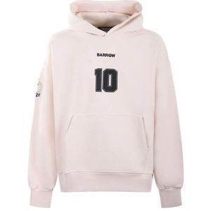 Barrow, Heren, Sweatshirts & Hoodies, Beige, Maat: XS Katoen,
