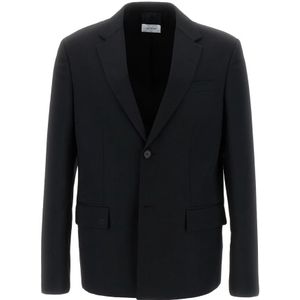 Off White, Heren, Jassen, Zwart, Maat: M Wol,