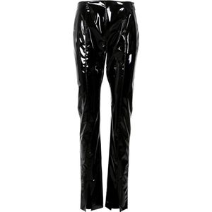 Msgm, Dames, Broeken, Zwart, Maat: XS Vinyl,