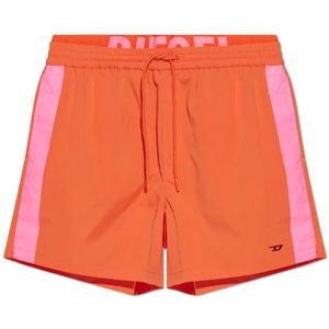 Diesel, Heren, Badkleding, Oranje, Maat: XS Leer,