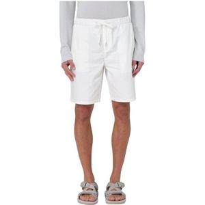 Sun68, Heren, Korte broeken, Wit, Maat: L Katoen,