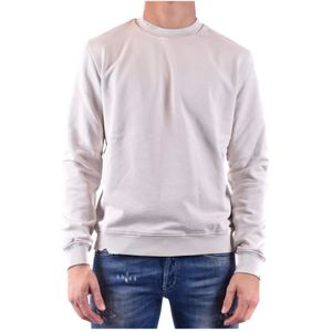 Paolo Pecora, Heren, Sweatshirts & Hoodies, Beige, Maat: S Katoen,