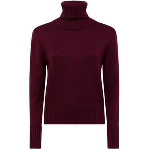 Alpha Studio, Dames, Truien, Rood, Maat: M Wol,