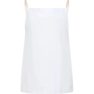 Carven, Dames, Tops, Wit, Maat: M Zijde,