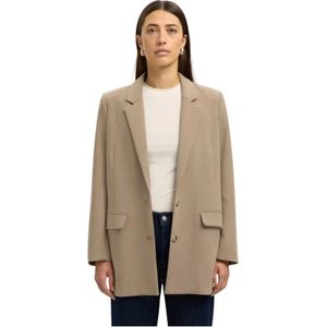 Selected Femme, Dames, Jassen, Beige, Maat: S Viscose,