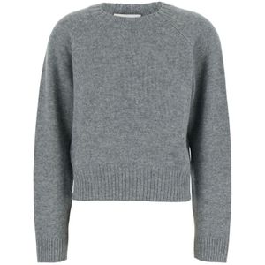 Allude, Dames, Truien, Grijs, Maat: L Kasjmier,