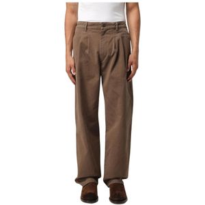 Isabel Marant, Heren, Broeken, Bruin, Maat: 3XS