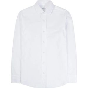 Salvatore Piccolo, Heren, Overhemden, Wit, Maat: M Katoen,