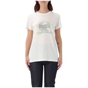 Saint Laurent, Dames, Tops, Wit, Maat: S