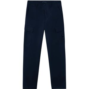 Stone Island, Heren, Broeken, Blauw, Maat: W32 Katoen,