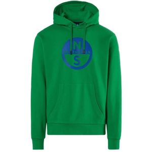 North Sails, Heren, Sweatshirts & Hoodies, Groen, Maat: XL Katoen,