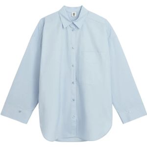 By Malene Birger, Dames, Blouses & Shirts, Blauw, Maat: XS