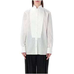 Tom Ford, Dames, Blouses & Shirts, Wit, Maat: XS Katoen,