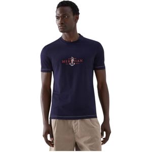 Brunello Cucinelli, Heren, Tops, Blauw, Maat: XS