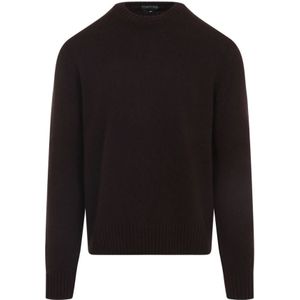Tom Ford, Heren, Truien, Bruin, Maat: L Kasjmier,
