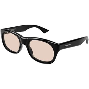 SAINT LAURENT - SL 815 ROMY - Zonnebrillen - Zwart - Acetaat - Kwadraat