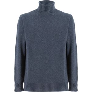 Sease, Heren, Truien, Blauw, Maat: L Kasjmier,