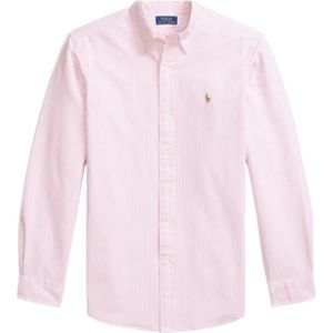 Polo Ralph Lauren - Overhemd - Rosa/Wit - Regular Fit - Lange Mouw