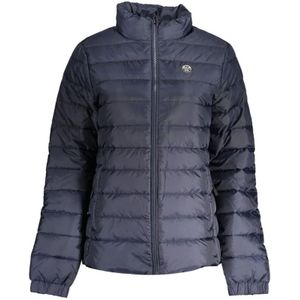 North Sails - Packable Lightweight Puffer Jacket - Blauw - Lange Mouwen - Waterafstotend