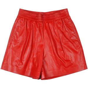 Brunello Cucinelli, Dames, Korte broeken, Rood, Maat: S