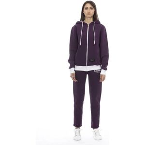 Baldinini, Dames, Sport, Paars, Maat: 2XL Katoen,
