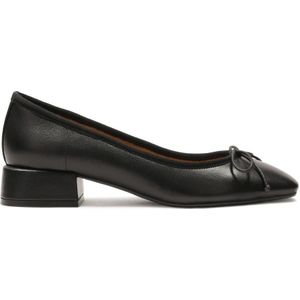 Kazar - Lage Pompen - Zwart - Leer