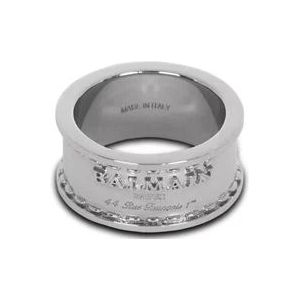 Balmain Handtekening Tubulaire bh-ring , Gray , Heren , Maat: S