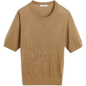 By Malene Birger, Dames, Truien, Bruin, Maat: S Wol,