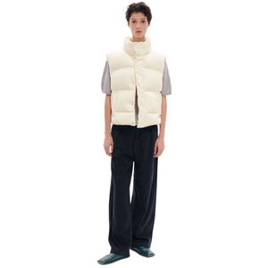 Bacon Clothing, Dames, Jassen, Beige, Maat: S Leer,