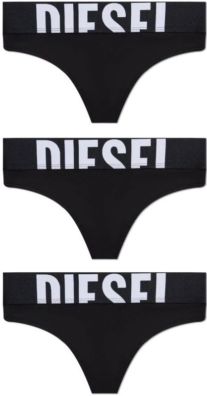 Diesel, Dames, Ondergoed, Zwart, Maat: L Katoen,