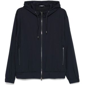 Herno, Heren, Sweatshirts & Hoodies, Blauw, Maat: M Jersey,