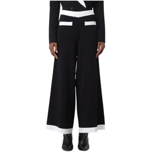 Karl Lagerfeld, Dames, Broeken, Zwart, Maat: XS